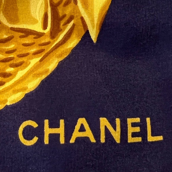 Chanel Vintage Silk Charm Scarf - Picture 3 of 8
